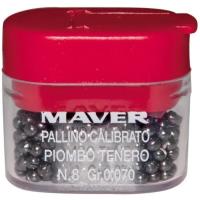 Грузило Maver набір Pallini Supercalibrati Teneri 9 (0.060g) Фото