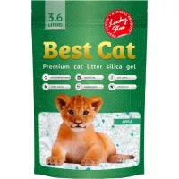 Наповнювач для туалету Best Cat Силікагелевий Green Apple 3.6 л Фото