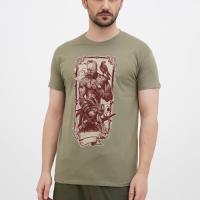 Футболка Sol's Imperial Cossack with hawk хакі L Фото