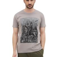 Футболка Sol's Imperial Knight Death and the Devil світло-сірий M Фото