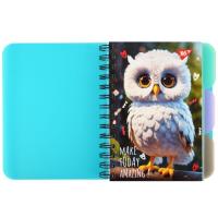 Блокнот Yes В6 Owl 144 аркуша пластикова обкладинка Фото