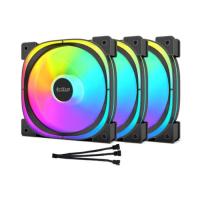 Кулер для корпуса PcCooler EF 120 ARGB BK 3 IN 1 Black Фото