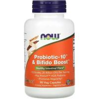 Витаминно-минеральный комплекс Now Foods Пробиотик-10, 25 млрд КОЕ, Probiotic-10 & Bifido B Фото