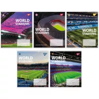 Тетрадь Yes World stadium А5 36 листов клетка Фото