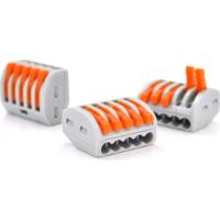 Соединитель кабеля Voltronic 5-pin аналог WAGO K222-415, 15штпак Фото