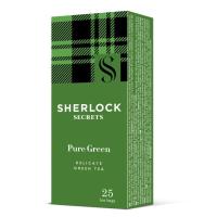 Чай Sherlock Secrets Pure Green зелений 25х1.8 г Фото