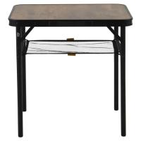 Туристический стол Bo-Camp Garland 60x45 cm Black/Wood look (1404195) Фото