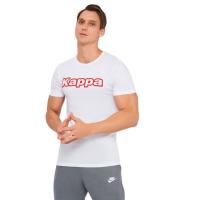 Футболка Kappa T-shirt Mezza Manica Girocollo K1335 Bianco con st Фото
