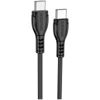 Дата кабель BOROFONE USB-C to USB-C 1.0m 60W Triumph BX51 black Фото