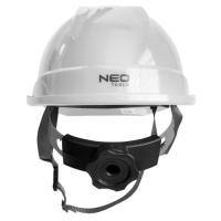 Каска захисна Neo Tools пластик ABS, пряжка для регулювання, біла Фото
