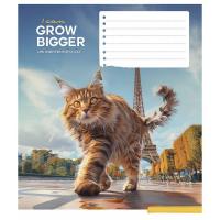 Тетрадь Школярик Gigantic cats 12 листов клетка Фото