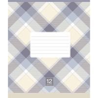 Тетрадь Школярик Plaid pattern 12 листов линия Фото