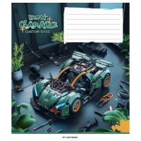 Тетрадь Школярик Iron garage 18 листов клетка Фото