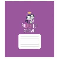 Тетрадь Школярик Purrrfect cats 24 листа клетка Фото