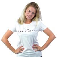 Футболка Sol's Pioneer Women I'am Ukrainian білий S Фото