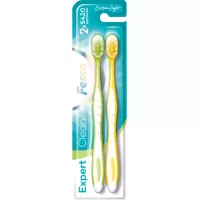 Зубна щітка Fesco Expert Clean Extra Soft Жовта 1 шт. + Зелена 1 шт. Фото