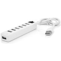 Концентратор Voltronic USB 2.0 to 7xUSB with power switch white Фото