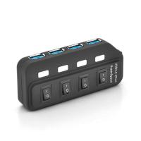 Концентратор Voltronic USB 3.0 to 4xUSB 0.6m with switches Фото