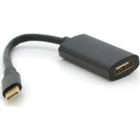 Перехідник Voltronic USB-C to HDMI F 0.15m black-gray Фото