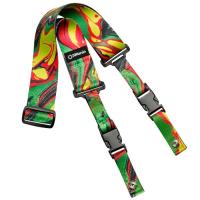 Ремень для гитары DiMarzio Steve Vai ClipLock - Green Universe Фото