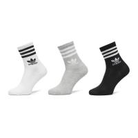Шкарпетки Adidas Crew Sock 3str IL5023 білий сірий, чорний L (43-45 Фото