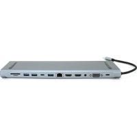 Концентратор Voltronic USB-C 12-in-1 USB-C + 2xUSB 2.0 + USB 3.0 + 2xHDMI Фото