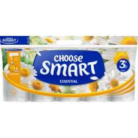 Туалетная бумага Smart Tissue Essential Chamomile 3 слоя 10 рулонов Фото