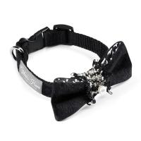 Ошейник для животных Chloe's Home Perlove черный S Фото