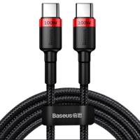 Дата кабель Baseus USB-C to USB-C 2.0m PD2.0 100W (20V/5A) red+black Фото