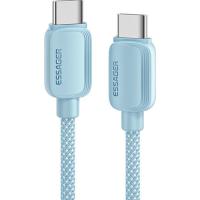 Дата кабель Essager USB-C to USB-C 1.0m 100W blue Фото
