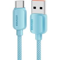 Дата кабель Essager USB 2.0 AM to USB-C 2.0m 100W blue Фото