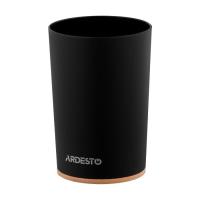 Стакан для ванной комнаты Ardesto Minimalism Черный Фото