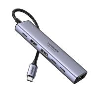 Концентратор Ugreen USB-C to HDMI + 2xUSB 3.2 + 2xUSB-C 3.2 + PD CM511 Фото
