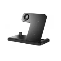 Зарядний пристрій Essager 4-in-1 wireless charger 15W foldable desktop black Фото