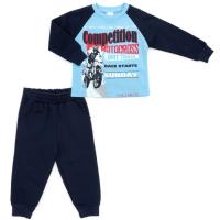 Пижама детская Bimbi утепленная с мотоциклом Фото