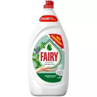 Засіб для ручного миття посуду Fairy Sensitive Чайне дерево та м'ята 1350 мл Фото