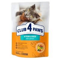 Сухий корм для кішок Club 4 Paws Преміум Sterilised з лососем 900 г Фото