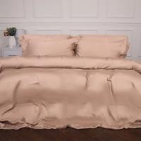 Постельное белье MirSon Tencel №03 Creamy 200 x 220 Евро Фото