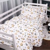 Постельное белье MirSon 014 Lion Фланель 143х210 полуторный Фото