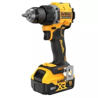 Шуруповерт DeWALT XR Li-Ion 18V, 2x5Ah, 74 Нм, 0-450/0-1650 об/хв, 1 Фото