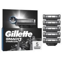 Сменные кассеты Gillette Mach3 Charcoal Древесный уголь 5 шт. Фото