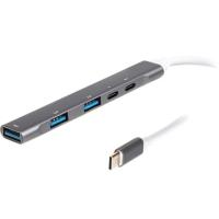 Концентратор Maxxter USB-C to 1xUSB 3.0 + 2xUSB 2.0 + 1xUSB-C PD100W + Фото