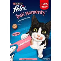 Лакомство для котов Purina Felix DeliMoments с лососем 40 г Фото