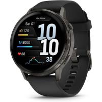 Смарт-часы Garmin Venu 4 (45mm), Black w/ Slate + Black, GPS смарт-г Фото