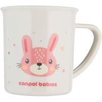 Набор детской посуды Canpol babies CUTE ANIMALS кружка пластикова, рожева Фото