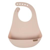 Нагрудничек Lovi Nude силіконовий, бежевий Фото