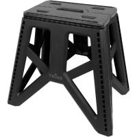 Стул складной Tribe Camp Chair High пластиковий black Фото