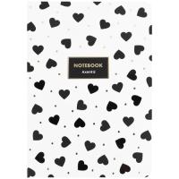 Книга записная Axent A5 Black&White, 80 листов клетка Фото