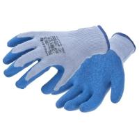 Защитные перчатки Hoegert DILL HT5K752-11 с латексным покрытием светло-серые Фото