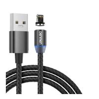 Дата кабель Denmen USB 2.0 AM to Lightning magnetic black Фото